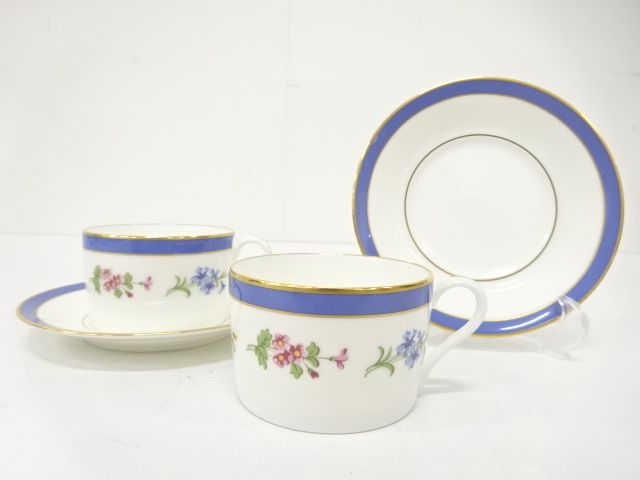 TIFFANY&Co.　ティファニー　フローラル　カップ＆ソーサー　ペア　洋食器